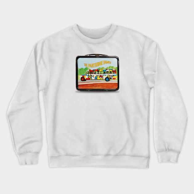 Partridge Family Lunch Box - The Bus Crewneck Sweatshirt by offsetvinylfilm